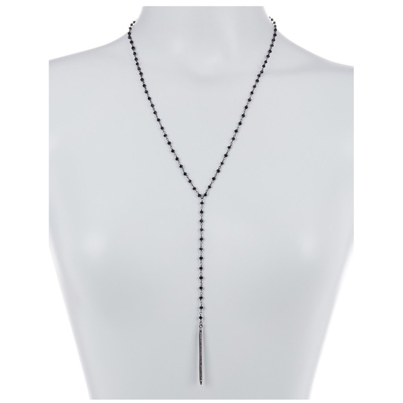 ADORNIA .30ct Spinal Diamond Spike Lariat Necklace - Picture 2 of 6